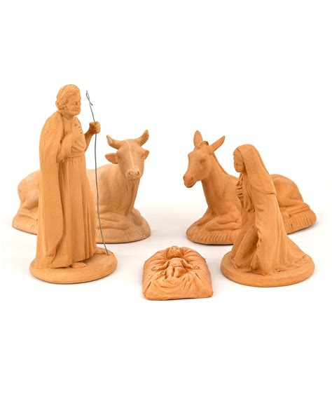 Nativit Pezzi In Terracotta Statuine Presepe In Ceramica Di