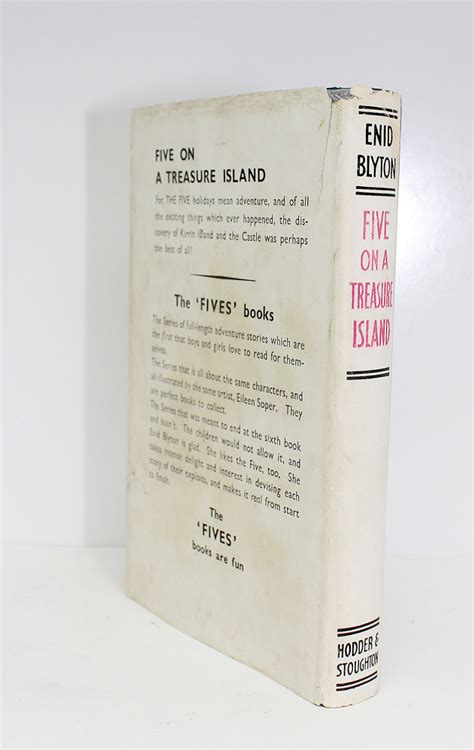 Five On A Treasure Island By Enid Blyton Signed Very Good Cloth