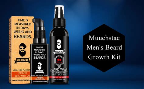 Muuchstac Herbal Beard Growth Oil For Men For Thicker And Longer Beard