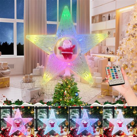 Buy Christmas Tree Topper Star 71 Led Lighted Star Tree Toppers