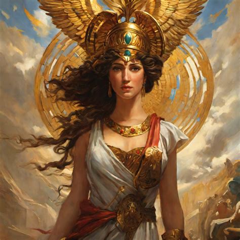 Athena, Greek goddess of wisdom, craft, and warfare. by Marina Klimi on ...