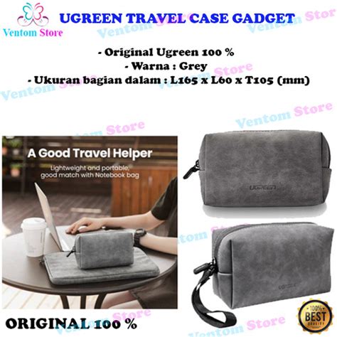 Jual UGREEN 70200 STORAGE BAG TEMPAT POUCH DOMPET HP KABEL CHARGER