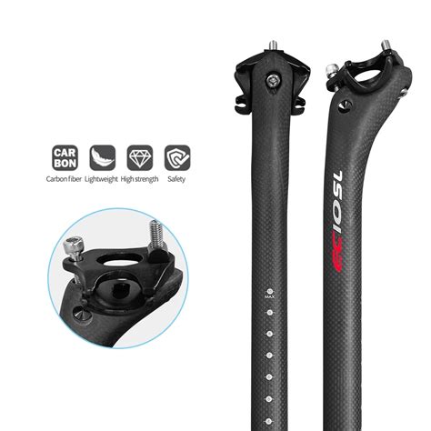 ECIOSL Seatpost Carbon 3K Weave Matt Offset 20mm Seat Post 27 2 30 8 31