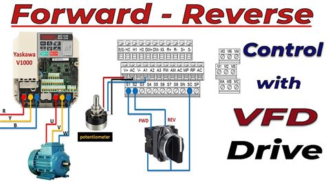 Forward Reverse Motor Control With VFD Drive Reverse Forward Motor