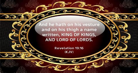 Revelations King Of Kings And Lord Of Lords Listen To