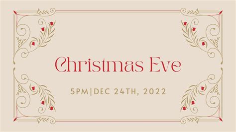 December 24th 2022 Christmas Eve Service Christ Episcopal Church