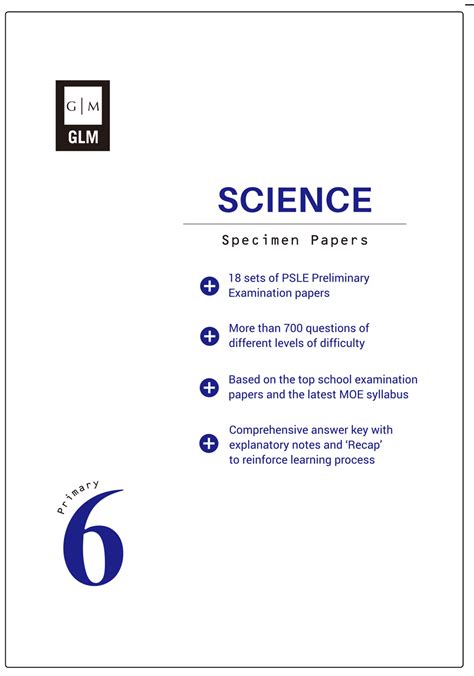 Primary 6 Science Specimen Papers Glm And Wisemann Publishing