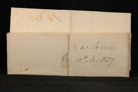 Virginia Petersburg 1827 Stampless Cover Red Rimless CDS 18 3 4c