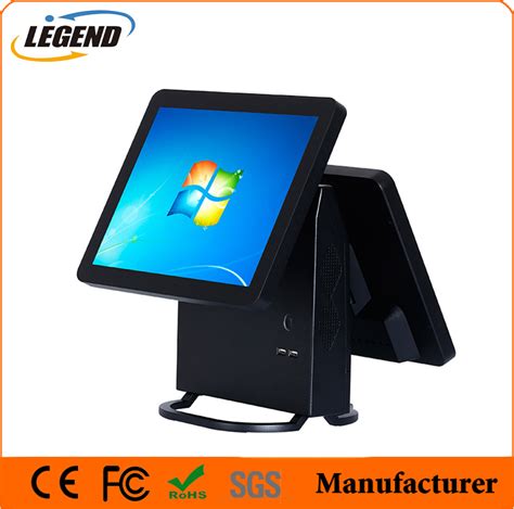 Capacitive Touch Free Bezel Msr Dual Screen Retail POS Systems POS