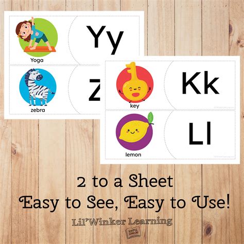 Preschool Alphabet Game Letter Identification Matching - Etsy