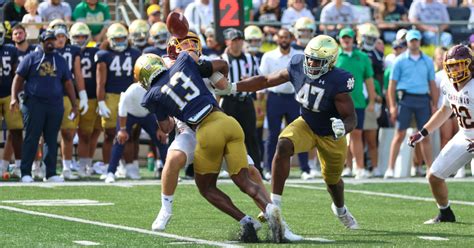 Revisiting Top 25 Most Important Notre Dame Football Players Of 2023 25 21