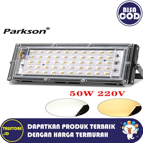 Lampu Sorot Flood Light Waterproof 4500 Lumens 50W Daylight 5000K