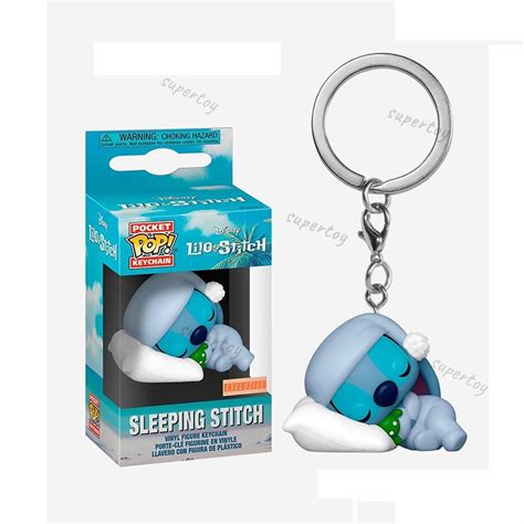 Funko Disney Lilo Stitch Pocket Pop Sleeping Stitch Vinyl Figure Key