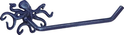 Amazon Hampton Nautical Rustic Dark Blue Cast Iron Anchor Toilet