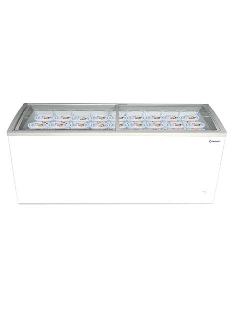 Capacity 610L CURVED GLASS TOP FREEZERS GTC 625 71 X 27 X 34 Inches