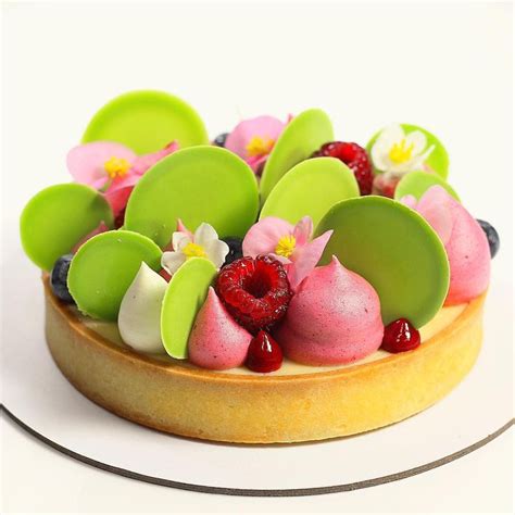 Antonio Bachour On Instagram Lime Tart With Raspberry Fluff Berries