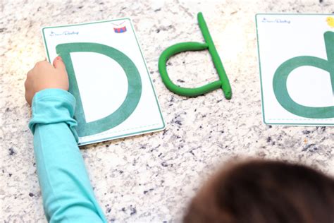 Abc Playdough Mats Free Printable And Video