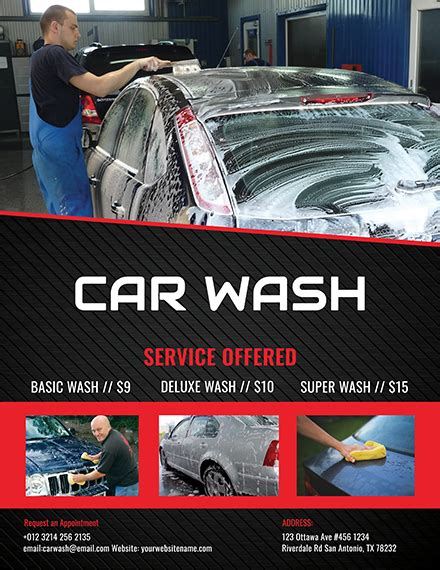 Car Wash Flyer Examples - 22+ Templates & Design Ideas | Examples