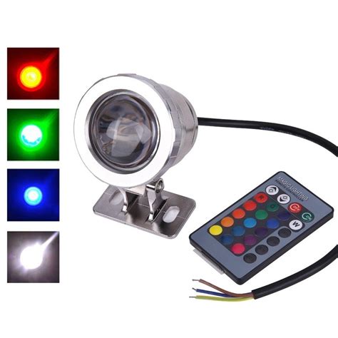 W Rgb Led Unterwasser Licht Brunnen Schwimmbad Teiche Aquarium Panzer