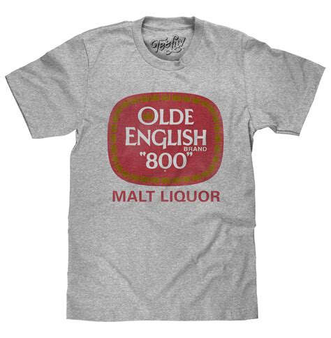 Olde English 800 Beer Beanie Gray Tee Luv