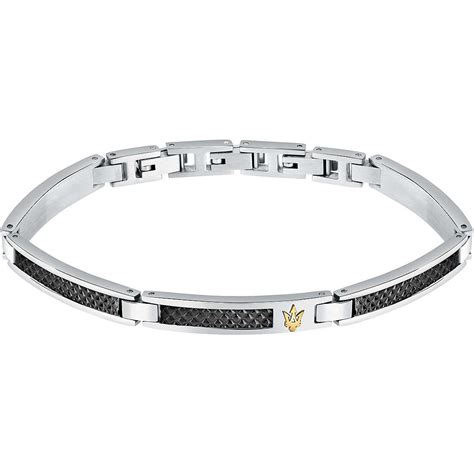 Bracciale Uomo Gioielli Maserati Iconic Jm Avd Bracciali Maserati