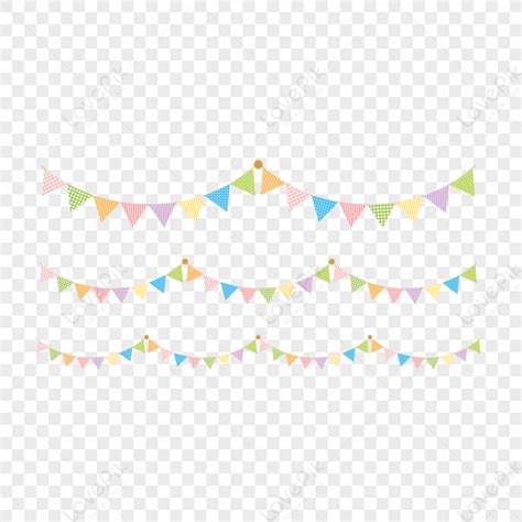 Wavy Bunting Border Material Wavy Border Bunting Png Transparent