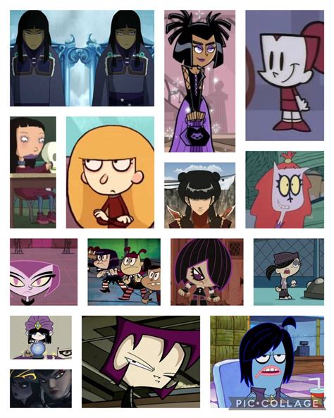 Nickelodeon Goth Girls Collage By Nakuuro On Deviantart