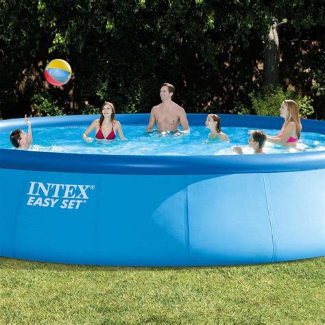 Intex Eh Ft X In Round Above Ground Swimming Pool