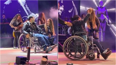 Así Fue El Momento En Que Belinda Subió Al Escenario A Su Fan En Silla