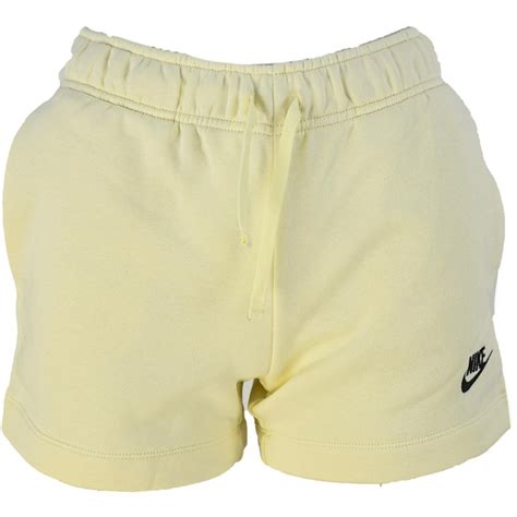 Pantaloni Scurti Femei Nike Sportswear Club Fleece Bej S