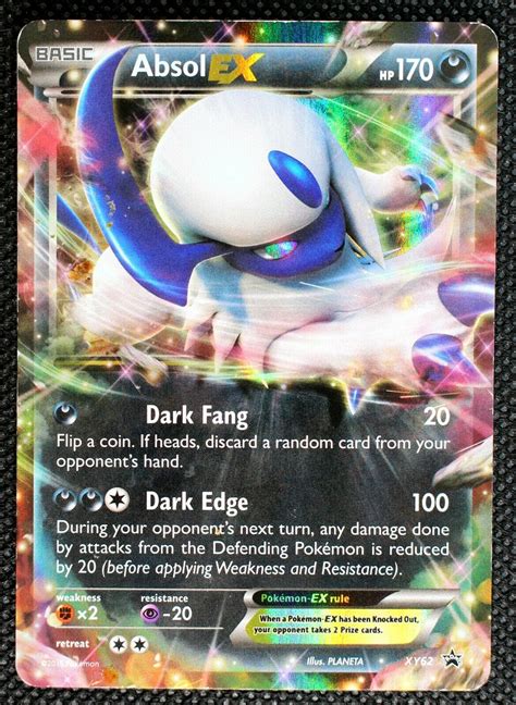 Mavin Absol Ex Pokemon Card Half Art Xy Black Star Promos Promo