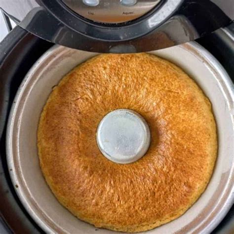 Bolo de Fubá na Airfryer NaColher