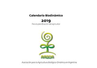 Calendario Biodinámico pa ra cultivos en el agro PPT