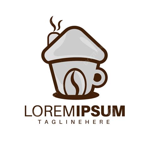 Coffee House Logo Design, Coffee, House, Logo PNG and Vector with ...