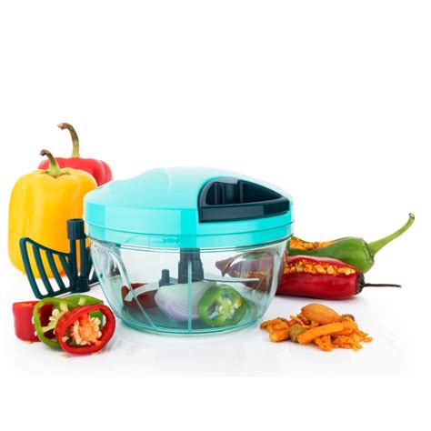 Manual Compact Powerful Hand Held Vegetable Food Chopper Ml