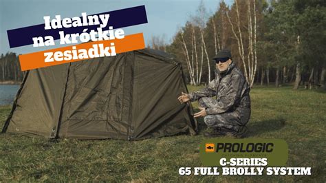 Idealny Namiot Na Kr Tkie Zasiadki Prologic C Series Full Brolly