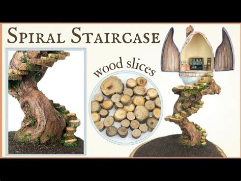 Making A Spiral Staircase Diy Dirt For The Goose Egg Dollhouse Youtube