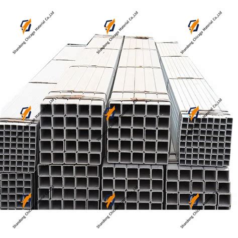 Hot Dipped Galvanized Square Steel Tube Pipe Carbon Steel Hollow