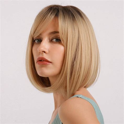 Long Blonde Bob With Bangs Atelier Yuwa Ciao Jp