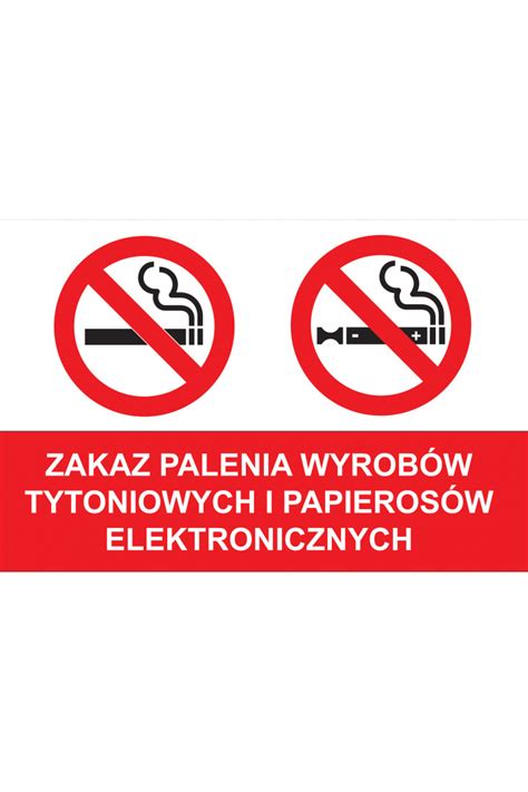 Zakaz Palenia WyrobÓw Tytoniowych I PapierosÓw Elektronicznych 2