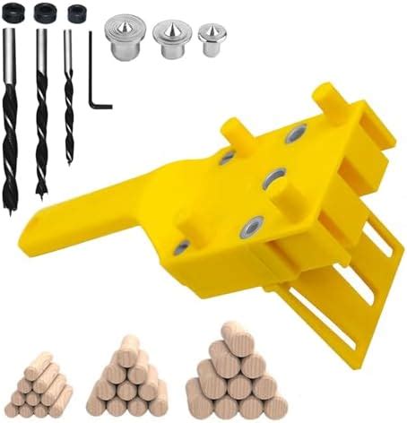 Fuyunxin Pcs Handheld Woodworking Dowel Jig Guide Set Wood Drilling