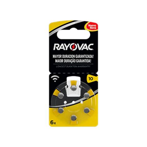 Pilas De Audiología Rayovac Tamaño 10 L10 6lazm Caja X60u GE PHOTO