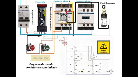 Diagrama Electrico De Una Banda Transportadora Transportador