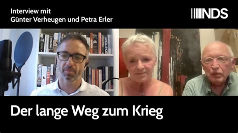 Interview Mit G Nter Verheugen Und Petra Erler Zu Ihrem Buch Der