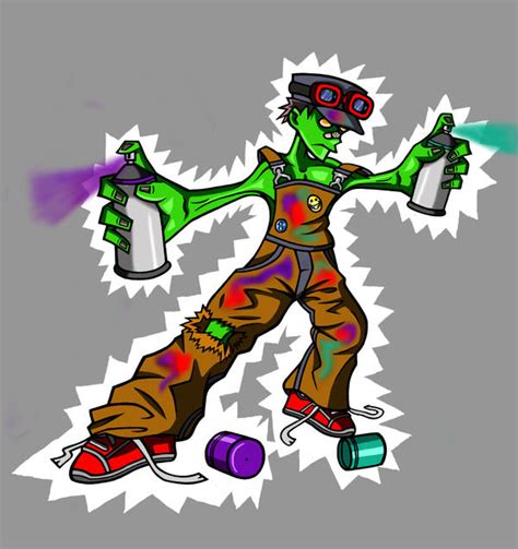 Graffiti Zombie by clinton86 on DeviantArt