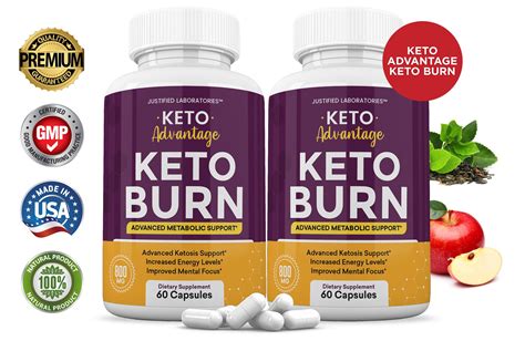 2 Pack Keto Advantage Keto Burn Pills Advanced Ketogenic Supplement