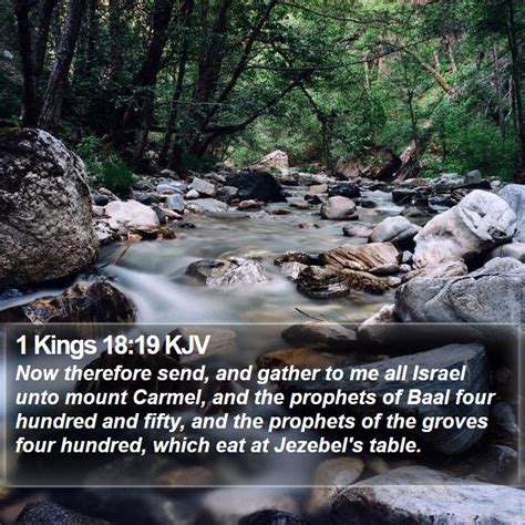 1 Kings 18 19 Kjv Bible Verse Images