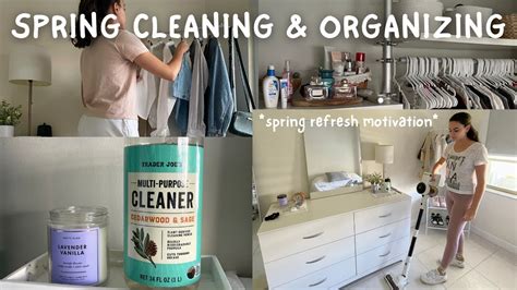 Spring Cleaning And Organizing My Space Motivating Spring Refresh Youtube