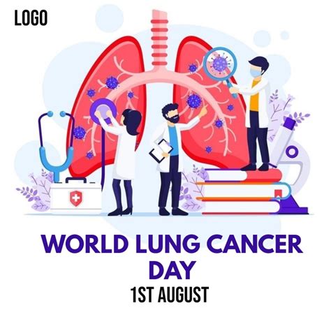 World Lung Cancer Day Template Postermywall