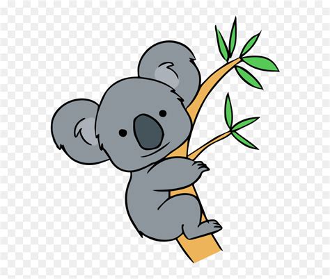 Free Cute Koala Clip Art - Koala Clipart, HD Png Download - vhv